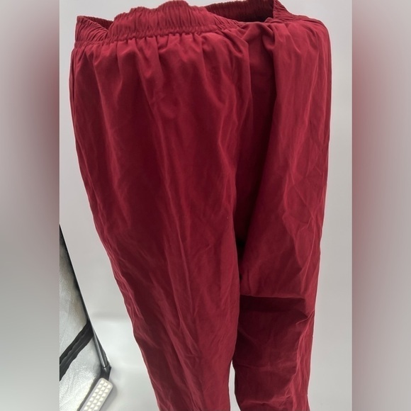 Norm Thompson Red Wine Track Pants Size Petite M - Picture 6 of 6
